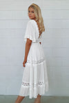 Charlotte White Boho Maxi - Runway Goddess