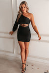 Christina Mini Dress - Black