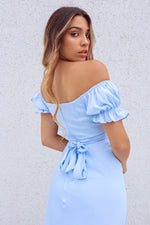 Claudia Midi Dress - Baby Blue