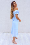 Claudia Midi Dress - Baby Blue