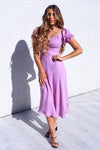 Claudia Midi Dress - Lilac