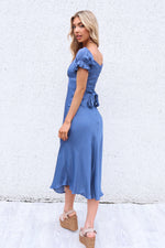 Claudia Midi Dress - Midnight Blue