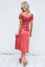 Claudia Midi Dress - Rose Pink