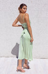 Cloud Nine Dress - Pistachio Sage