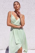 Cloud Nine Dress - Pistachio Sage