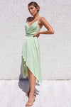 Cloud Nine Dress - Pistachio Sage