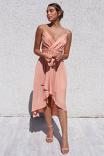 Cloud Nine Dress - Peach Blush