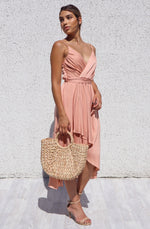 Cloud Nine Dress - Peach Blush