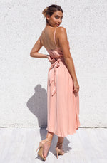 Cloud Nine Dress - Peach Blush