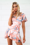 Satin Butterfly Dress - Cloudland Print - Runway Goddess