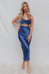 Cora Midi Dress - Navy