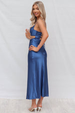 Cora Midi Dress - Navy