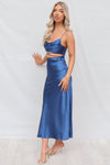 Cora Midi Dress - Navy