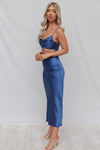 Cora Midi Dress - Navy