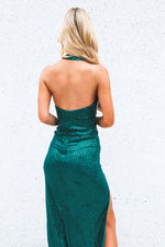 Cosmopolitan Sequin Gown - Green