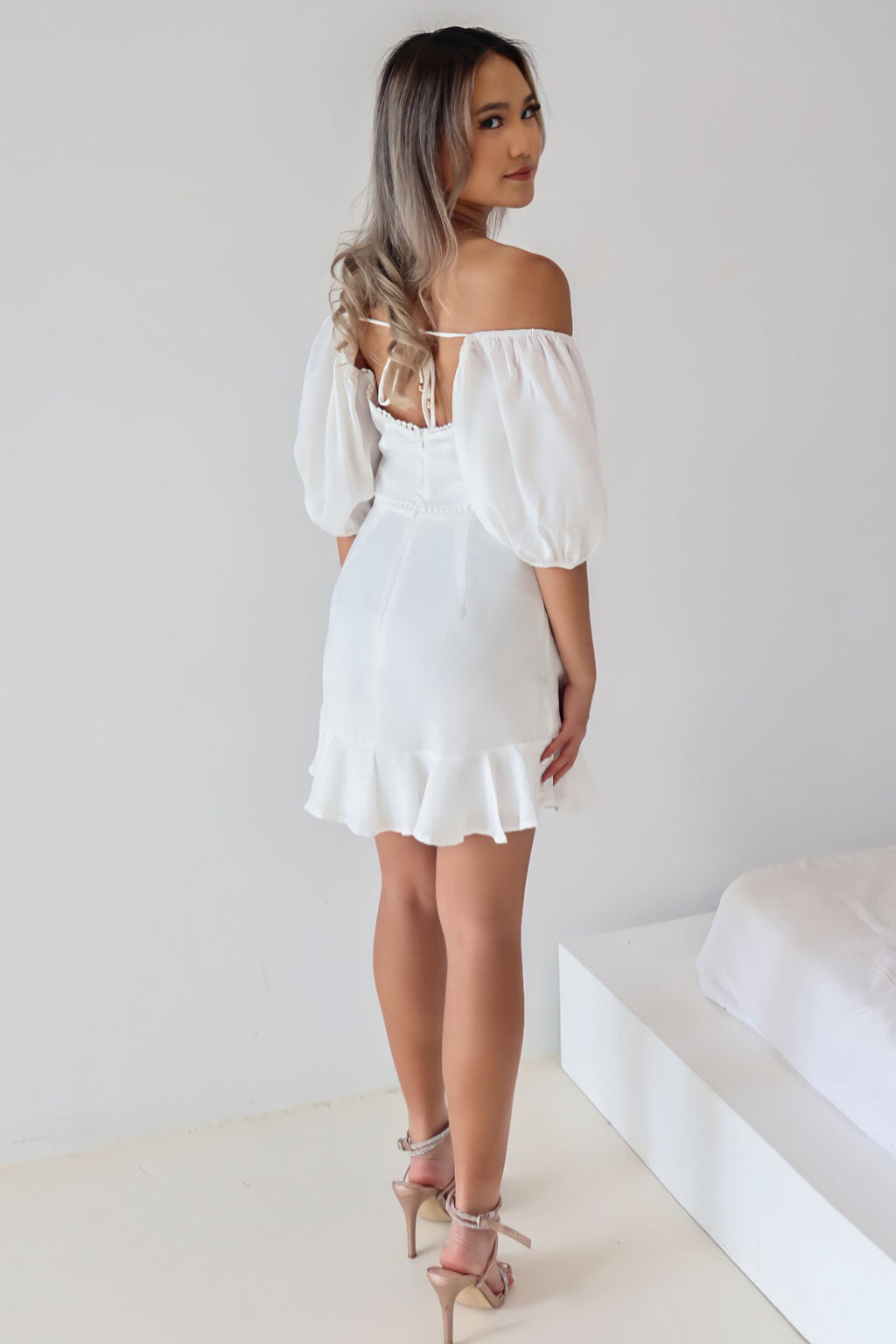 Cyrus Mini Dress - White