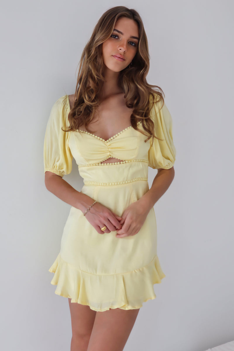 Cyrus Mini Dress - Yellow