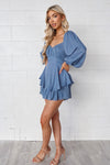 Dallas Playsuit - Midnight Blue