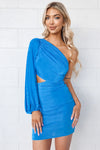 Delta Mini Dress - Blue