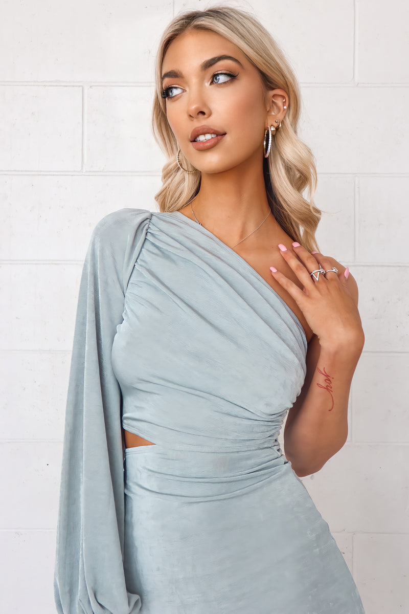 Delta Mini Dress - Sage