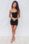 Dina Mini Dress - Black