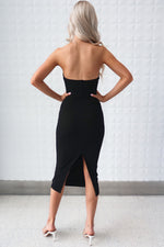 Dora Midi Dress - Black