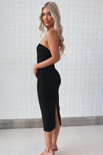 Dora Midi Dress - Black