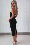 Dora Midi Dress - Black