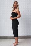 Dora Midi Dress - Black
