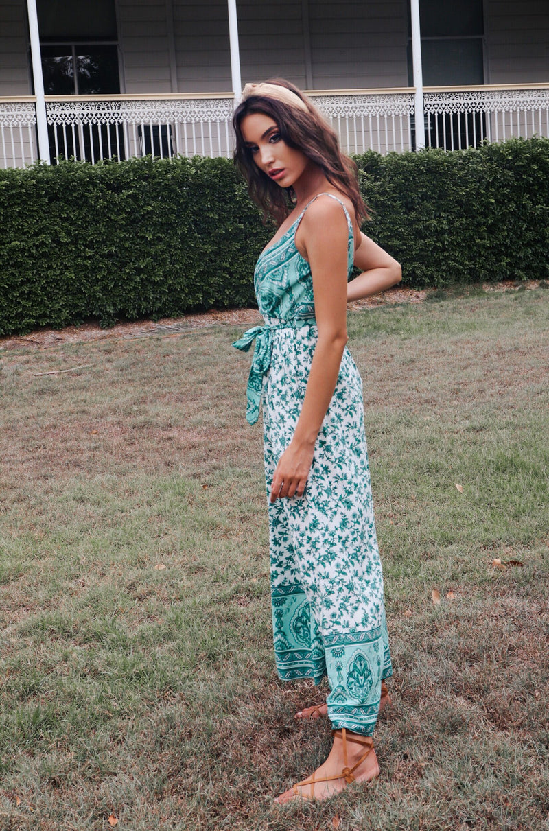 Eden Floral Jumpsuit - Runway Goddess