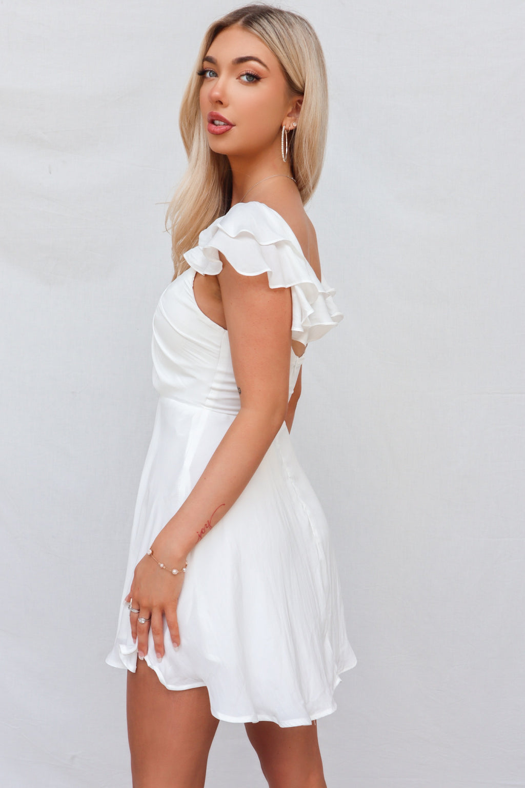Effie Mini Dress - White