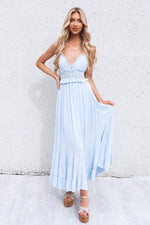 Elara Maxi Dress - Baby Blue
