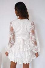 Emma Mini Dress - White