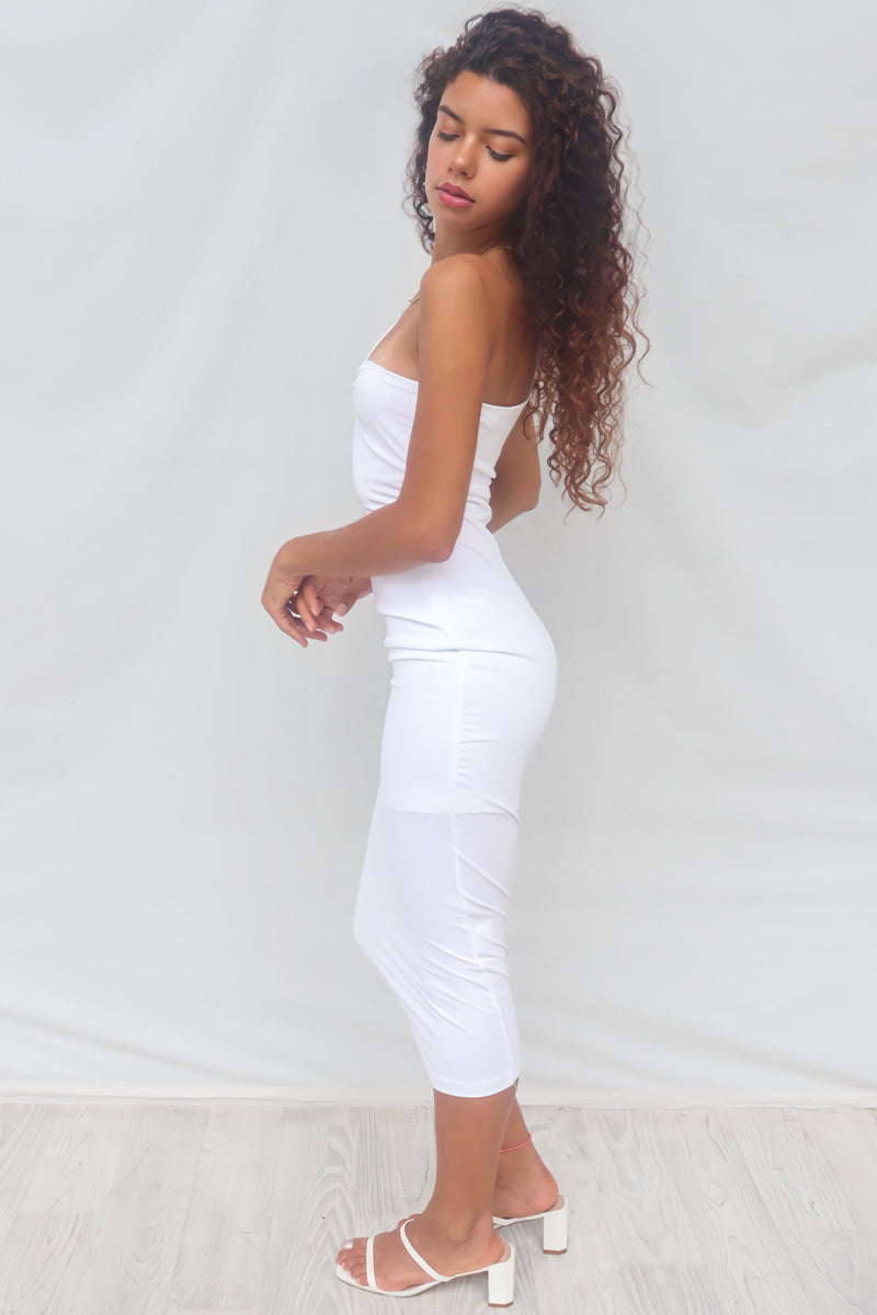 Ensley Midi Dress - White