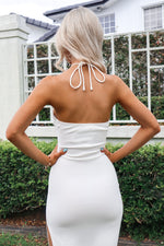 Ezra Midi Dress - White
