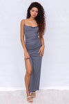 Faye Maxi Dress - Charcoal