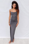 Faye Maxi Dress - Charcoal