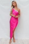 Felicia Maxi Dress - Hot Pink