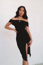 Femme Fatale Dress - Black - Runway Goddess