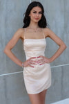 Grace Mini Dress - Champagne
