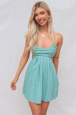 Grayson Mini Dress - Sage