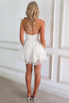 Hallie Tulle Dress - White
