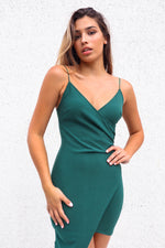 Jordyn Bodycon Dress - Emerald Green