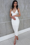 Josephine Midi Dress - White