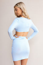 Joslyn Dress - Baby Blue