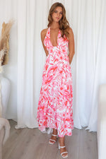 Kailani Maxi Dress - Pink Floral