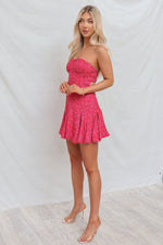 Kaylee Mini Dress - Pink Floral