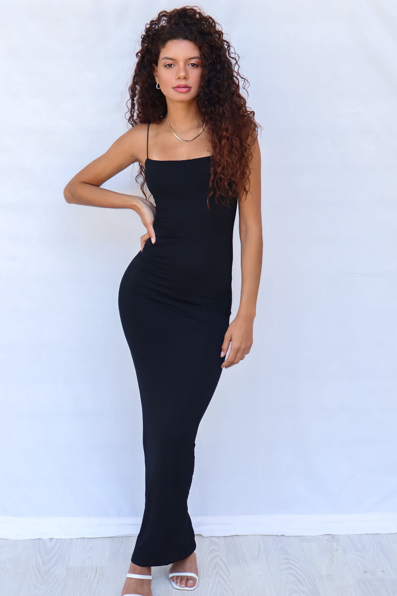 Kim Maxi Dress - Black