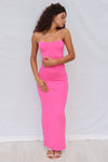 Kim Maxi Dress - Hot Pink