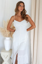 Klarissa Midi Dress - White